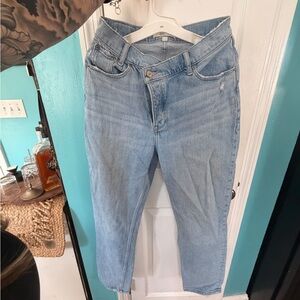 Abercrombie & Fitch Light Blue Boyfriend Jeans